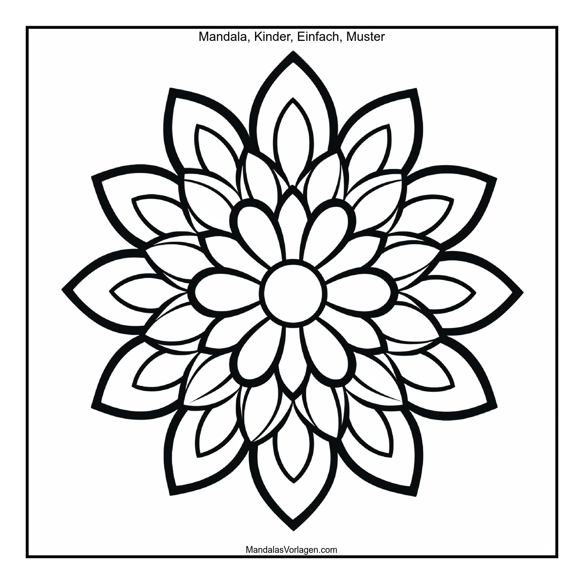 Kinder | Mandalas zum Ausmalen & Ausdrucken – MandalasVorlagen.com