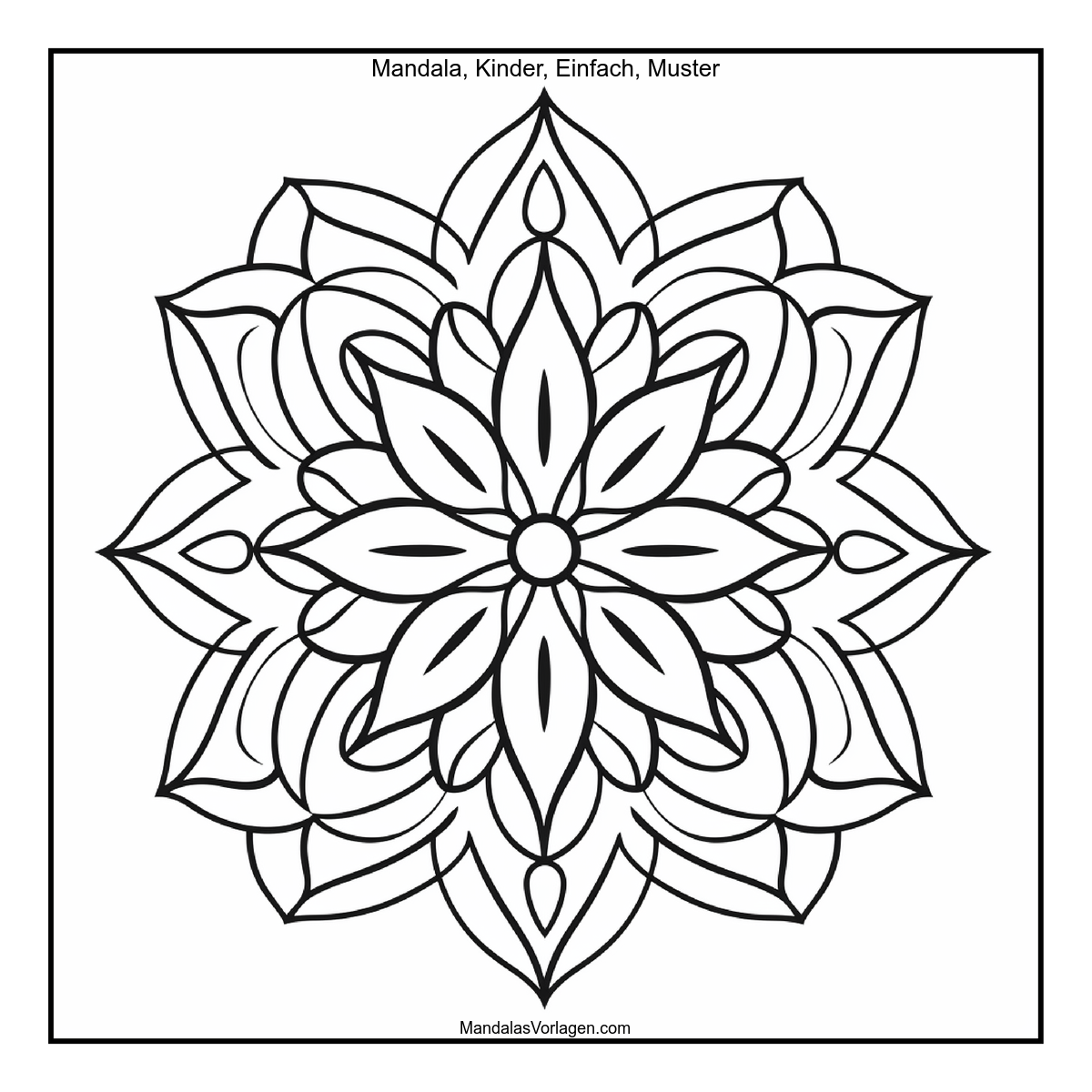 Blumen | Mandalas zum Ausmalen & Ausdrucken – MandalasVorlagen.com