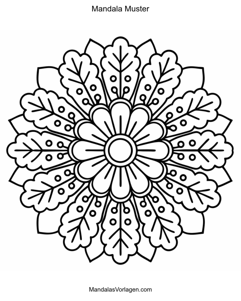 Mandala_Tropfenmuster_-Ausmalvorlage